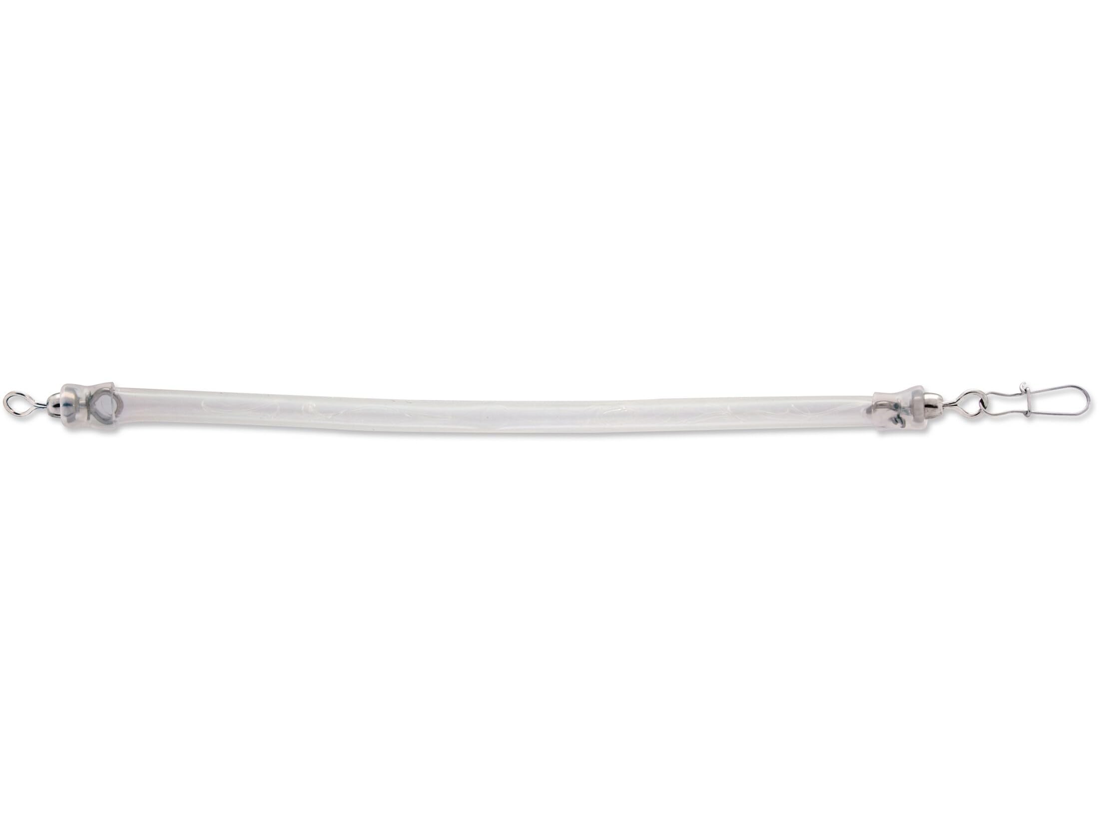 Luhr Jensen Dipsy Diver Snubber 8-Inch Clear for high-speed trolling with braided line