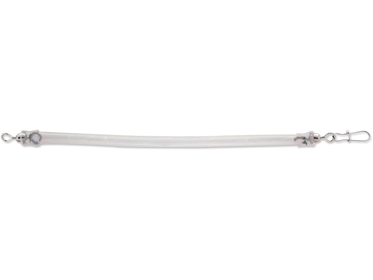 Luhr Jensen Dipsy Diver Snubber 8-Inch Clear for high-speed trolling with braided line