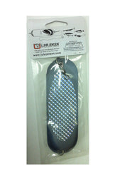 Luhr Jensen Herring Dodger Prism-Lite side view enhances bait vibration for lures