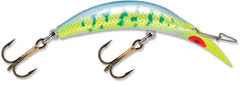 Luhr Jensen K14 Kwikfish Rattle Blazin' Blue UV lure drives bold strikes.