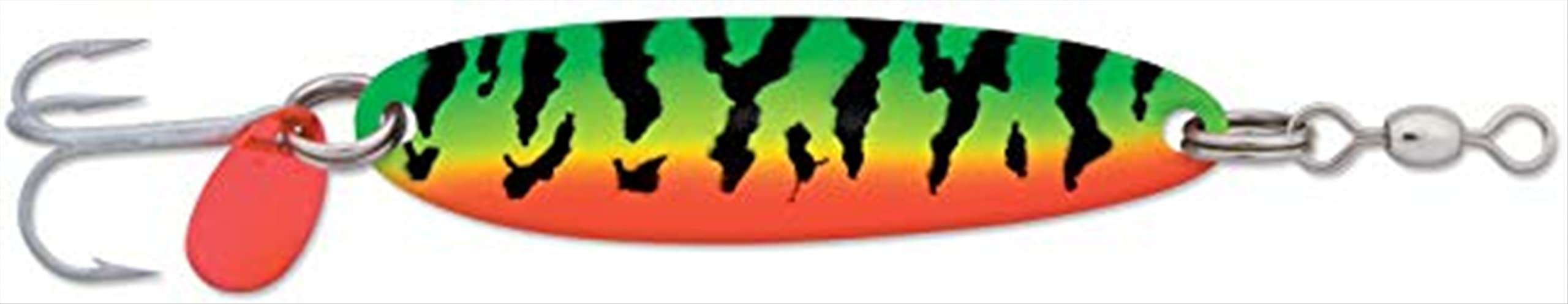 Luhr Jensen Krocodile 3-8 Fire Tiger hook for multi-species success.