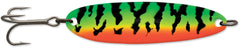 Luhr-Jensen Krocodile Treble Fire Tiger lure ready for casting and trolling