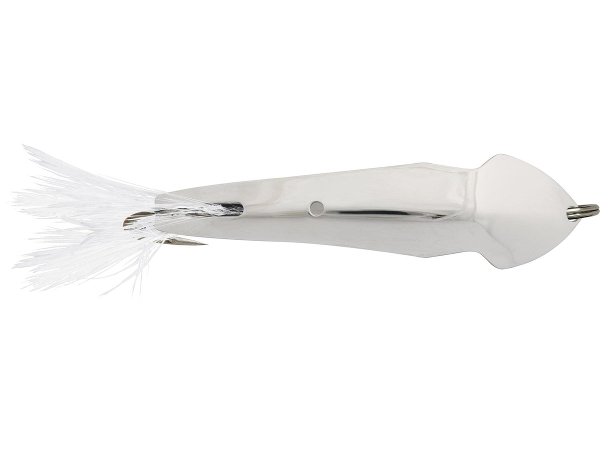Luhr Jensen Pet Spoon swimming action ideal for saltwater reefs and multi-species fishing.