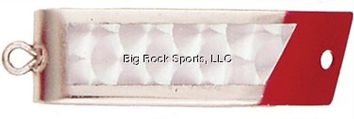 Luhr Jensen Super Duper lure showing chrome-silver Prism-Lite finish for versatile fishing.