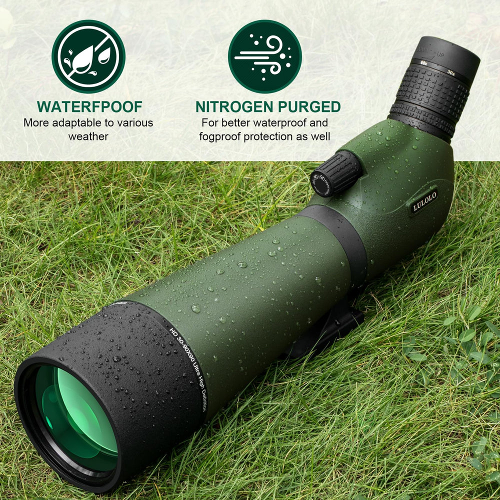 LULOLO spotting scope phone adapter enables quick photo and video capture.