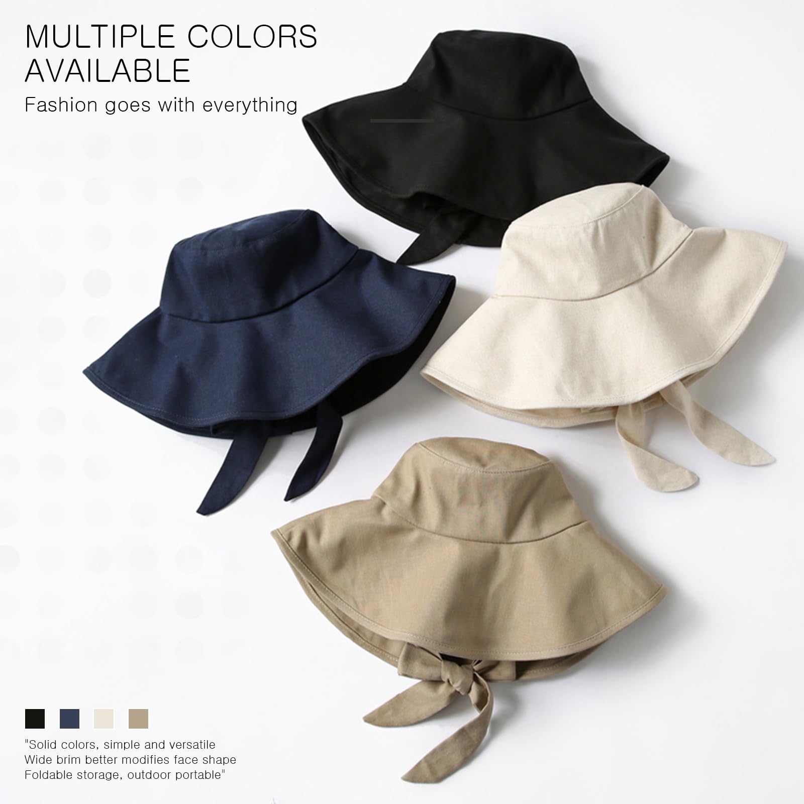 Hat folded for travel portability