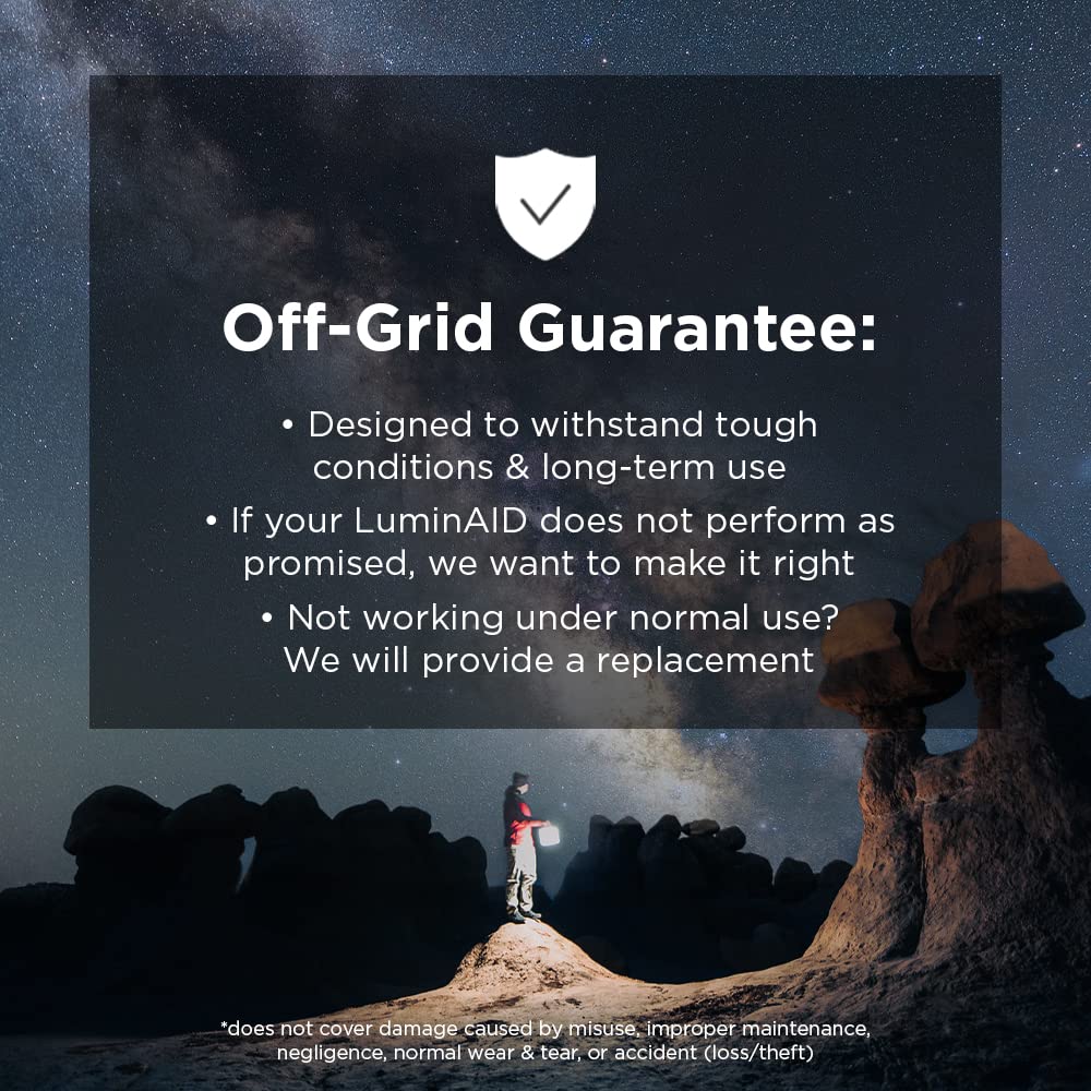 LuminAID packable design fits in backpacks and emergency kits.