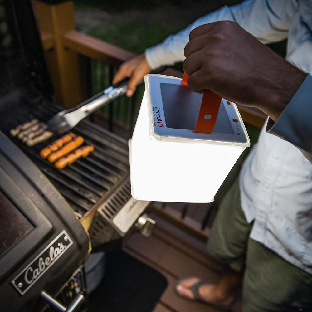 LuminAID turbo mode delivers extra brightness when needed.