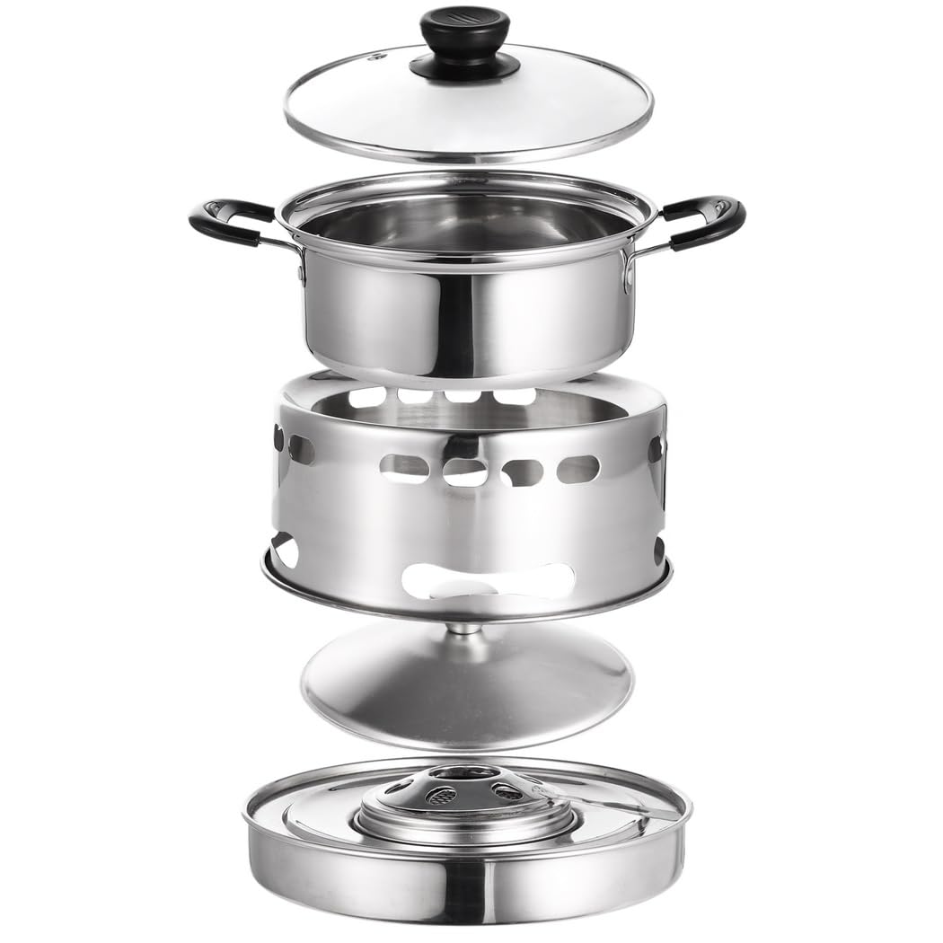 LUMINFLY easy to clean stainless steel design after cooking outdoors