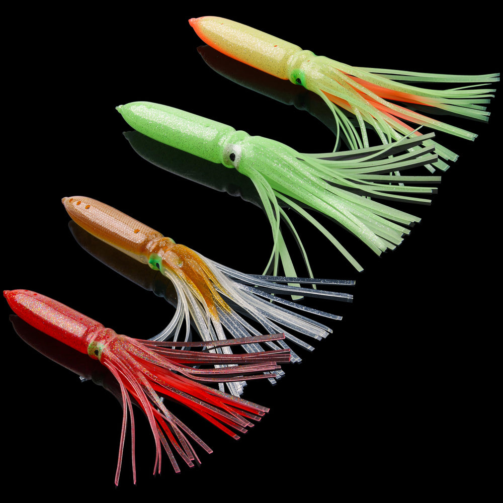 Squid skirt lure dimensions: 11.8 inches, 2 oz (56 g)