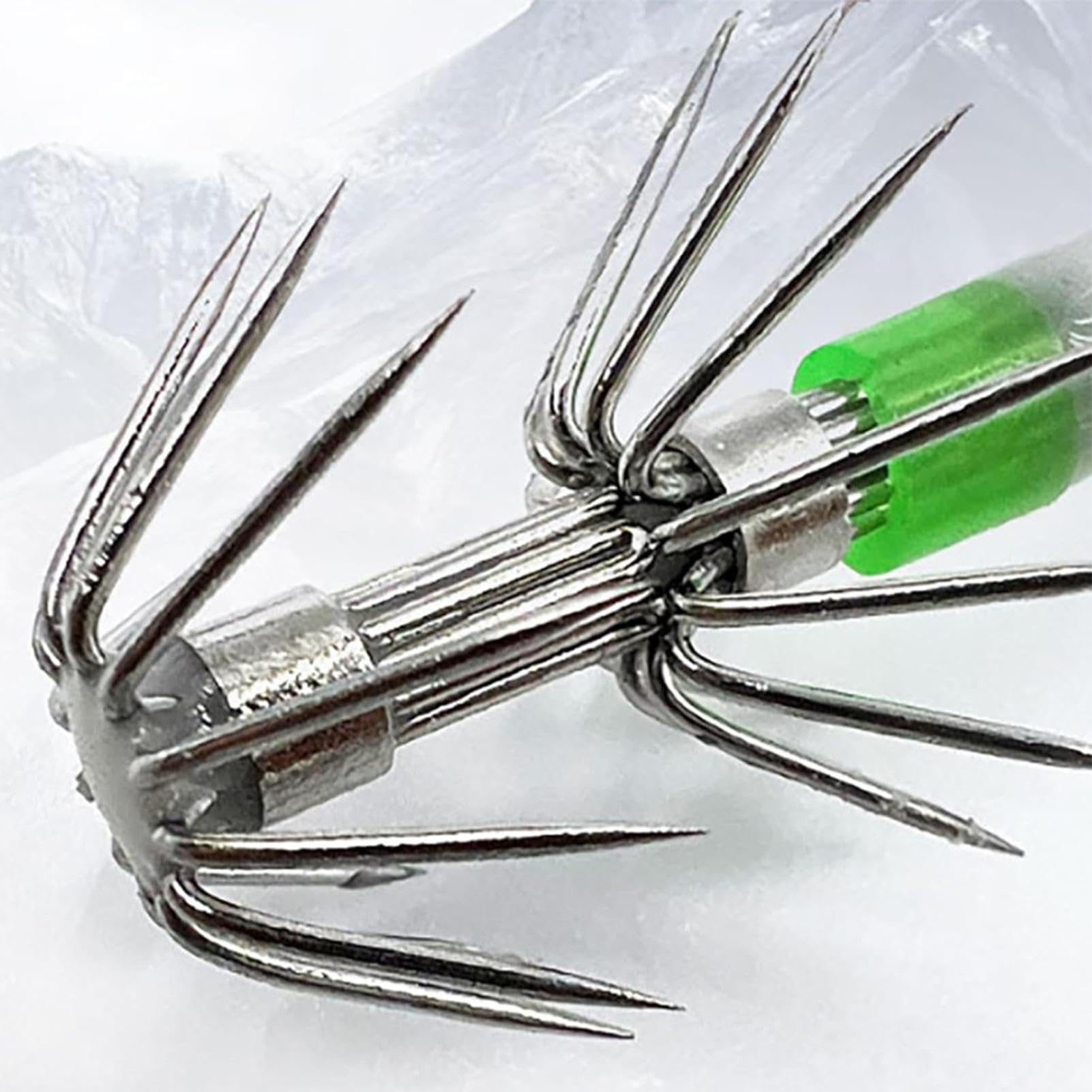 Luminouse glow squid bait underwater light boosts night fishing visibility