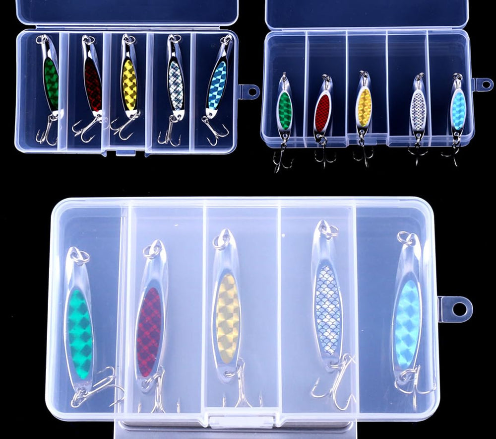 Lumista spoons twitch or glide, matching natural underwater movements.