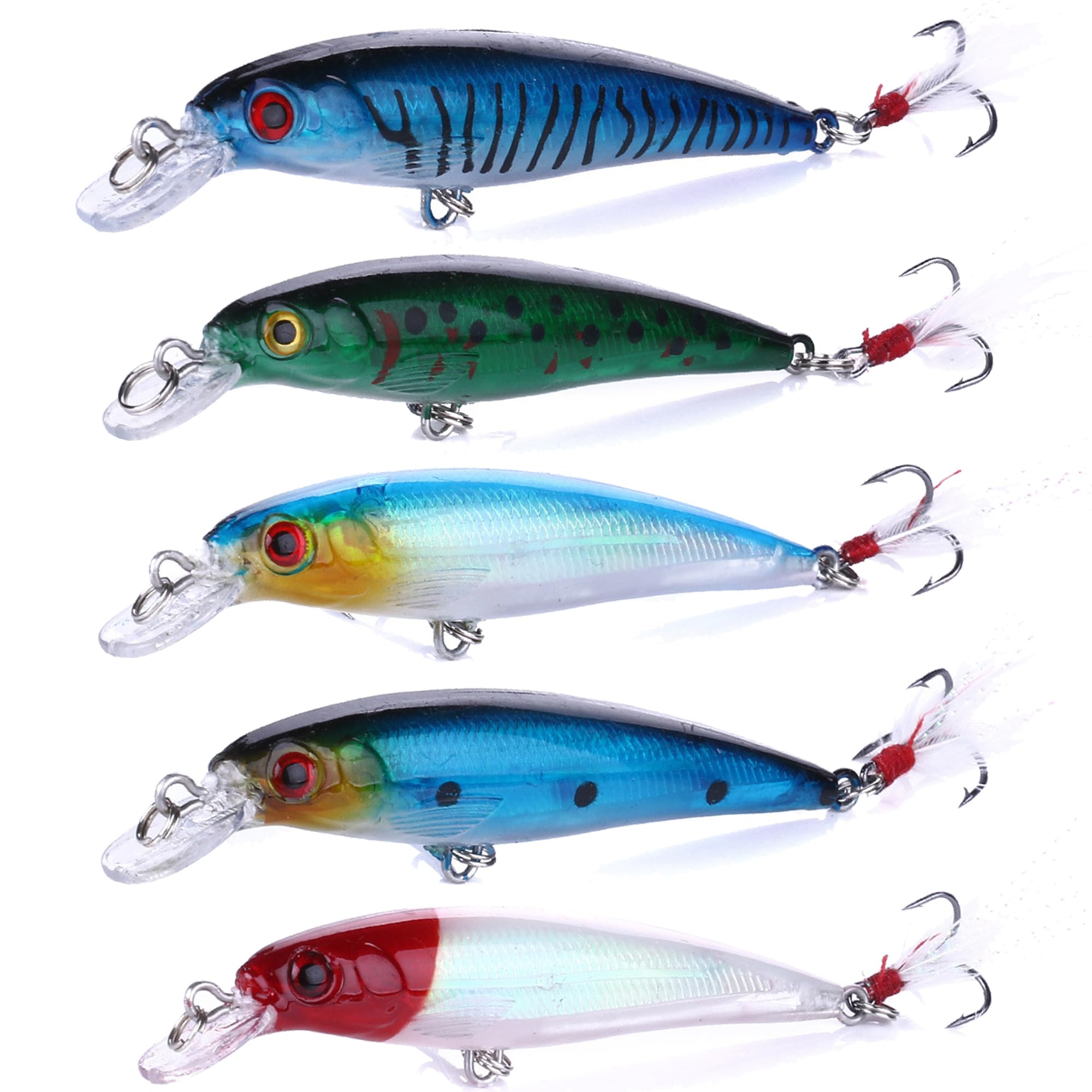 Lumista jerkbait water-column search image suggests probing different depths for varied strikes.