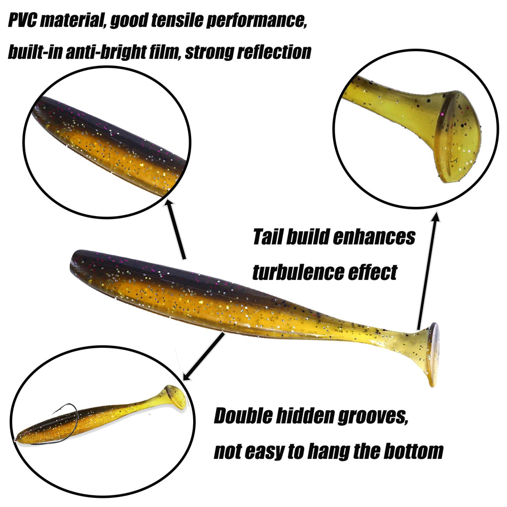 Lumista soft plastic lures highlight durable, odor-free material