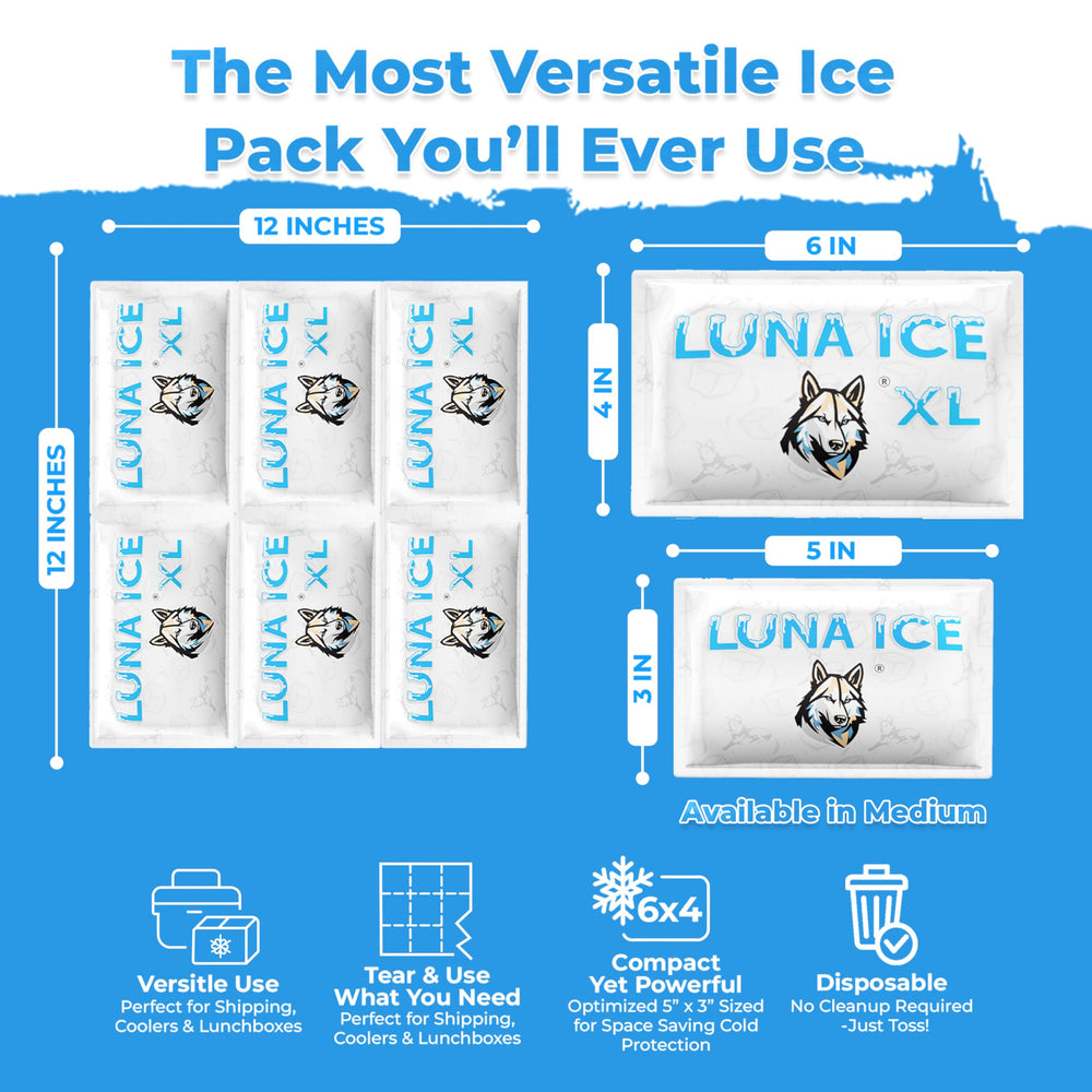 Luna Ice 300-pack bulk shipping option for cold protection