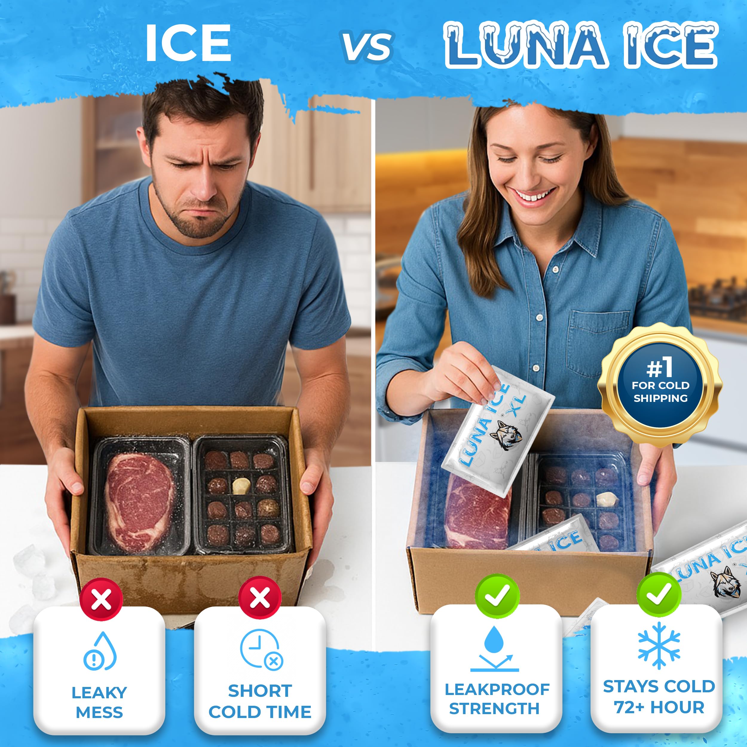 Luna Ice 72-hour freeze power demonstrates extended cooling capability