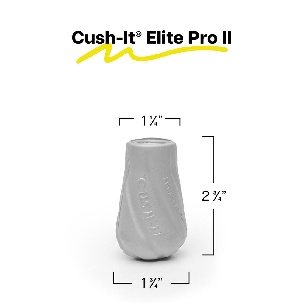 Luna Sea Elite-Pro Cush-It fits rod butts from 7/8 to 1 3/16 inches.
