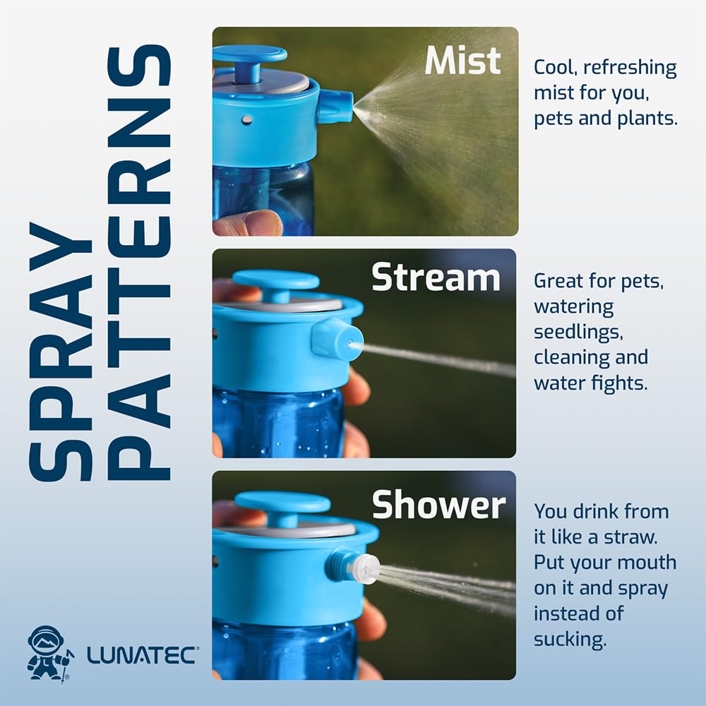 Lunatec Mist ice cold beach spray cooling during outdoor activities