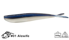 Lunker City Fin-S Fish 5.75 body view emphasizes soft plastic lure realism for bass.