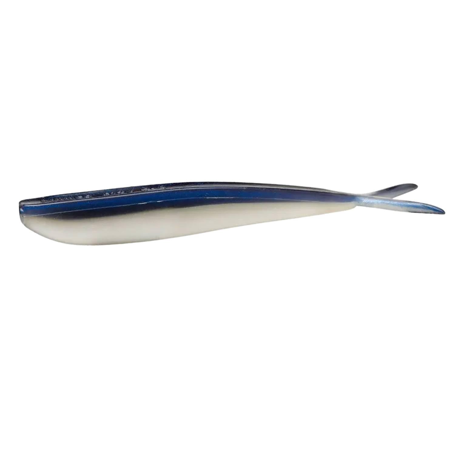 Lunker City Fin-S Fish 5.75 tail view highlighting forked tail action for versatile jigging.