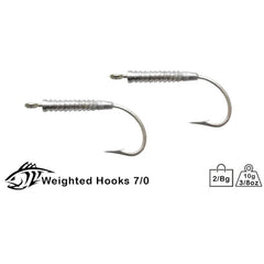 LunkerGrip cone secures the bait on a Lunker City hook.