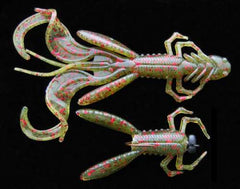 Ozmo salted creature lure transformed for varied water conditions.