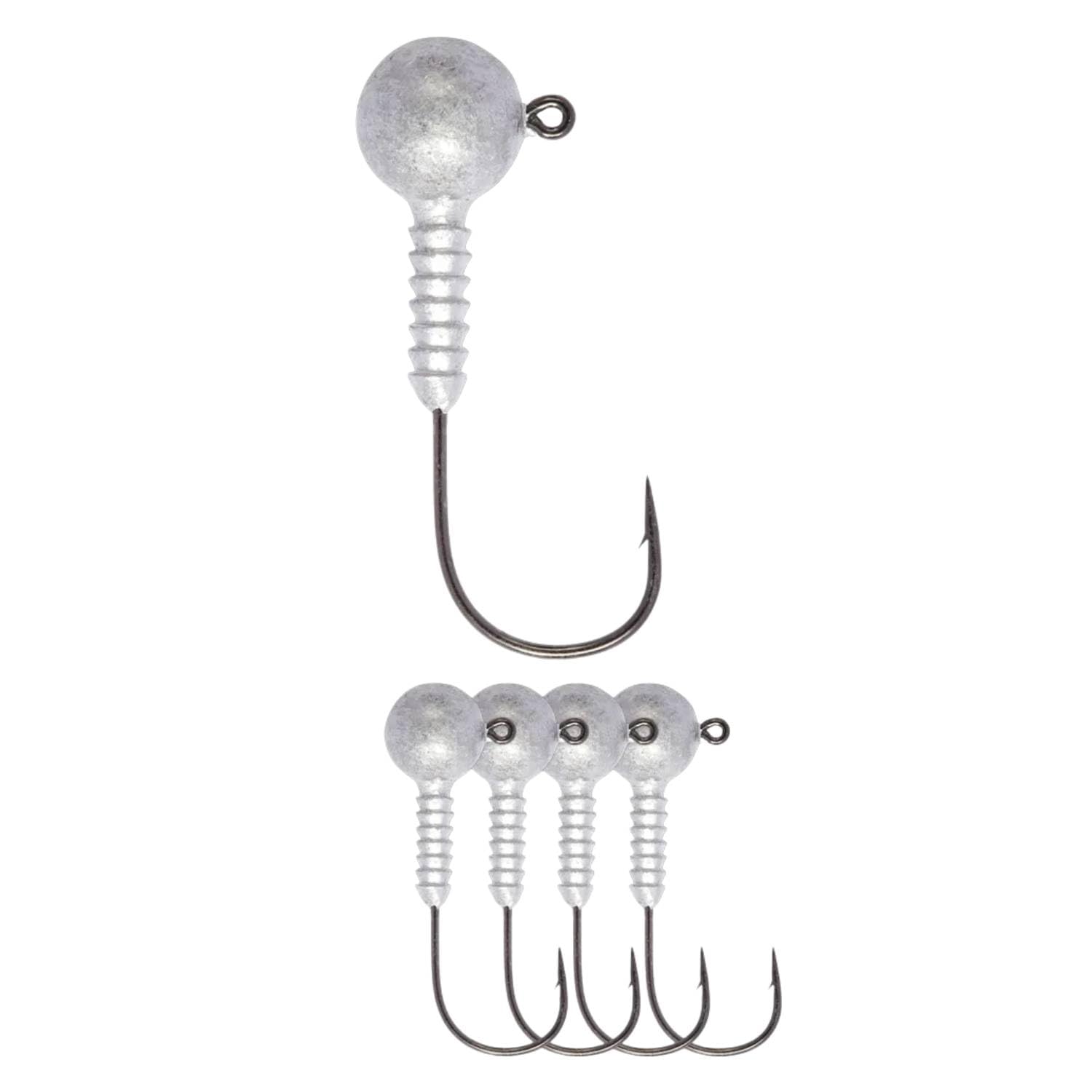 Lunker City Pro Lite Round Jig Head 3/8oz offers precise weight for light tackle bass fishing.