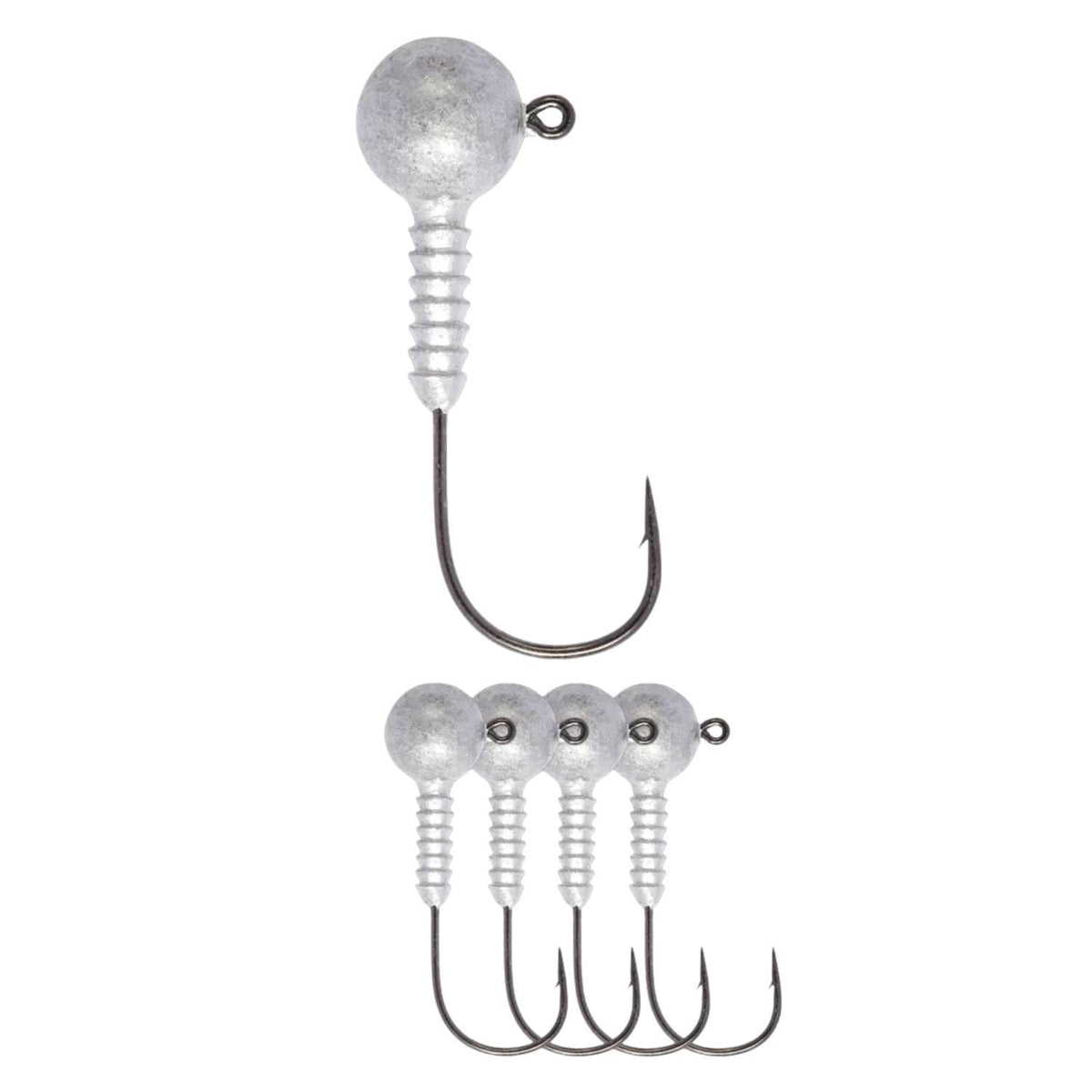 Lunker City Pro Lite Round Jig Head 3/8oz offers precise weight for light tackle bass fishing.