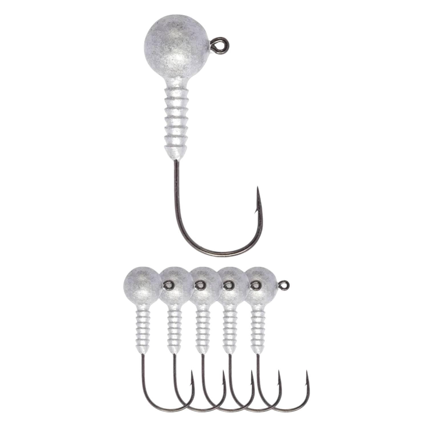 Lunker City Pro Lite round jig head one-eighth ounce close-up for precise light-tackle accuracy