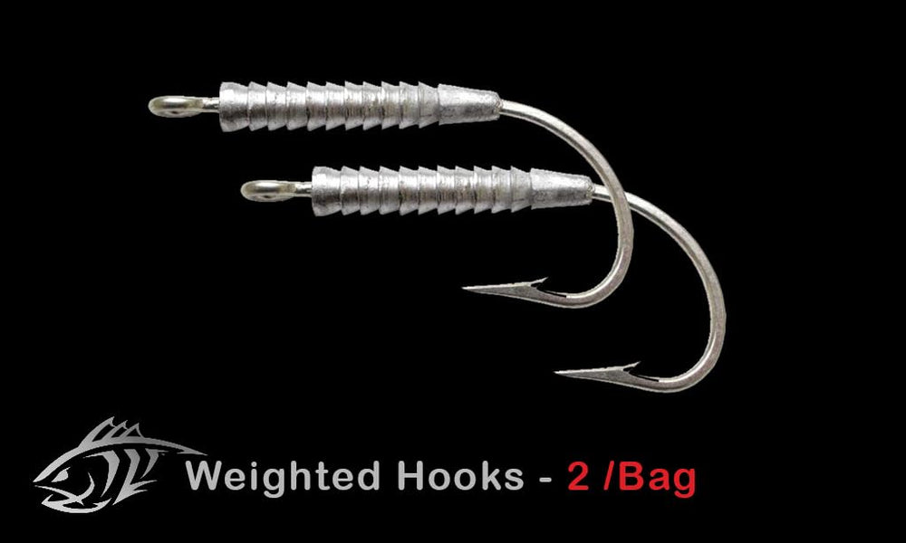 Lunker City Weighted Hook with Fin-S Fish showing strong bait integration.