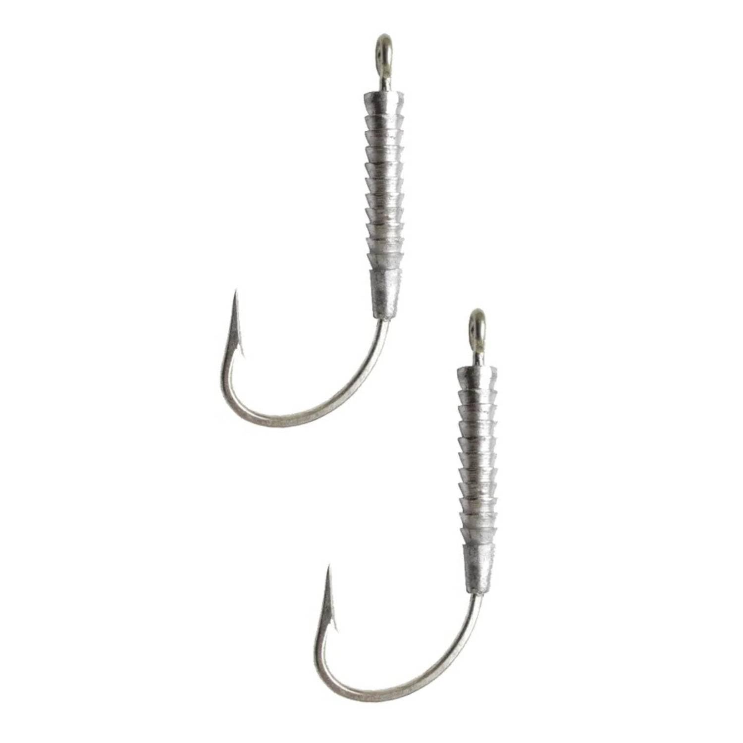 Lunker City Pro Weighted Hook rigged on slug-go bait for big-bait rigging.