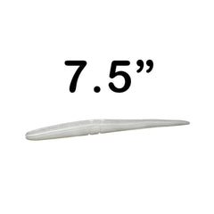 Three-pack of Lunker City Slug-Go 7.5in lures ready for display