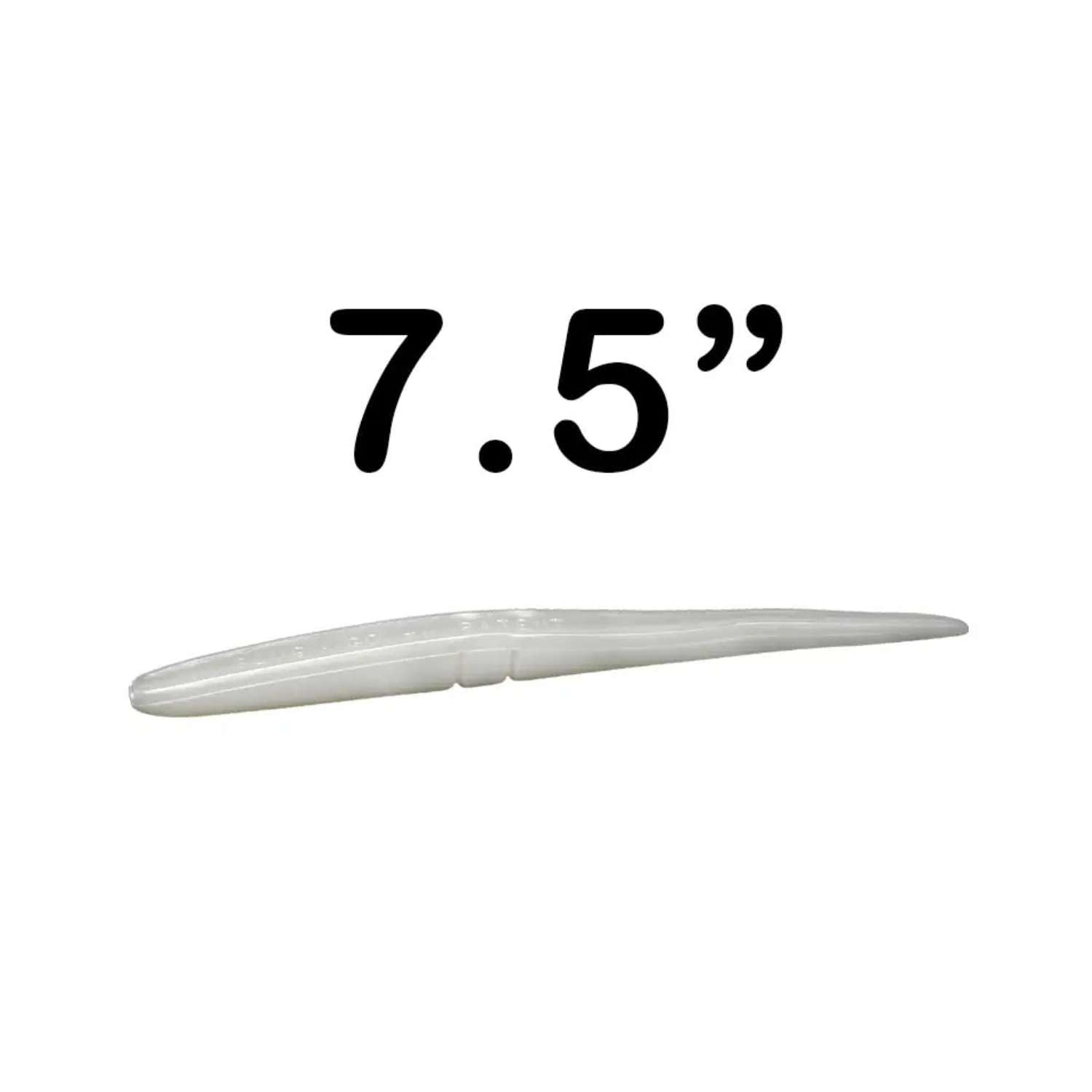 Lunker City Slug-Go ice shad color boosts visibility in murky water.