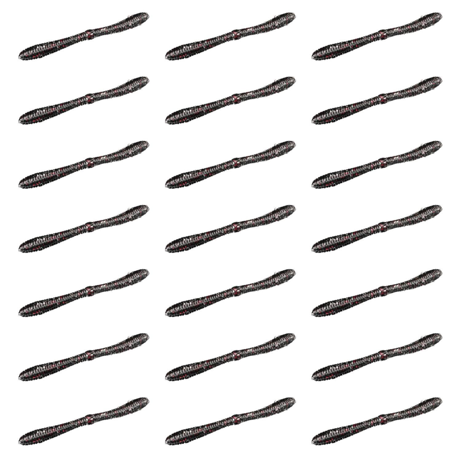 Lunker City Spanky Worm 5in 3-pack lure for flexible wacky rig setups.