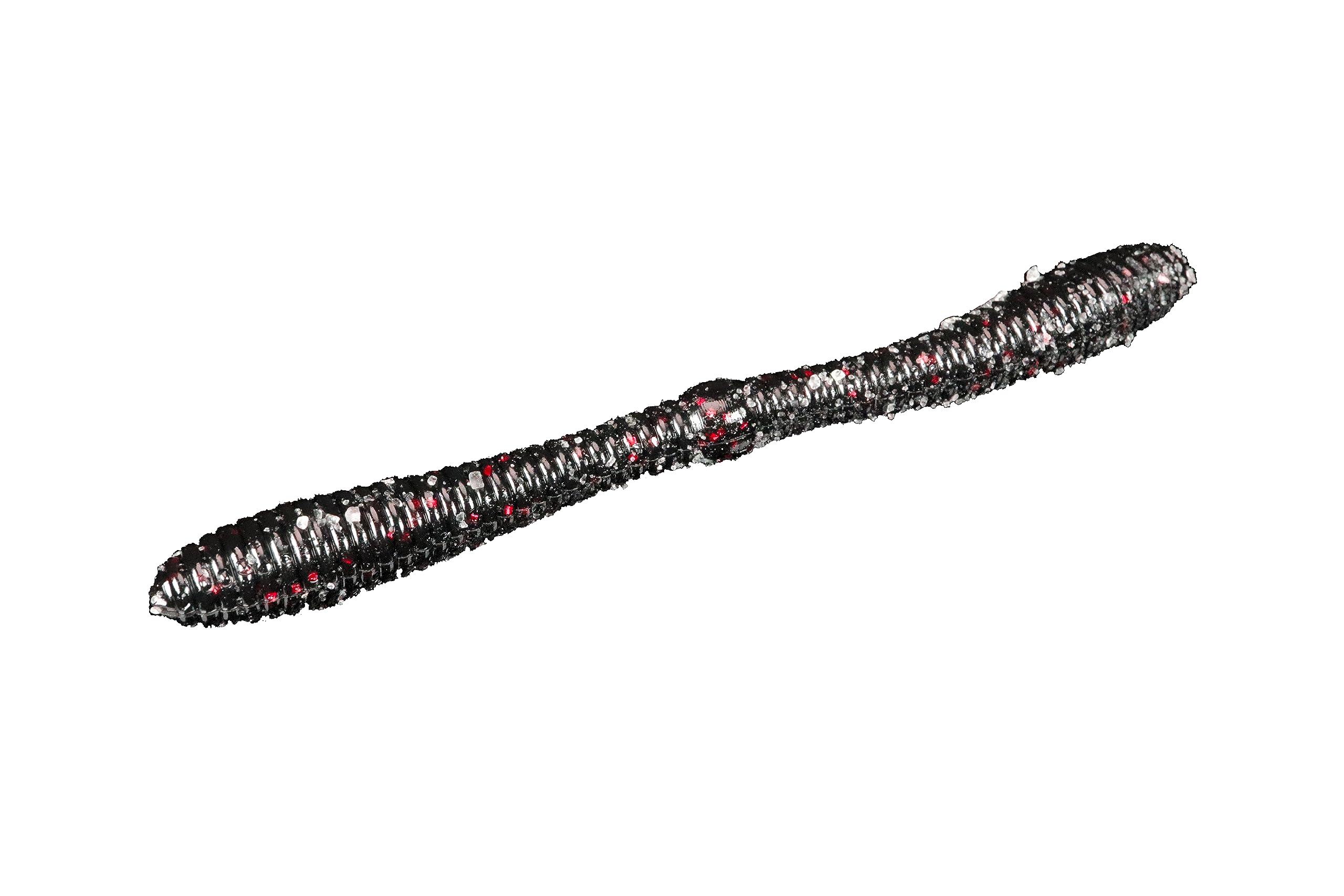 Lunker City Spanky Worm 5-inch Black Neon 129 lure for reliable wacky rig bass fishing