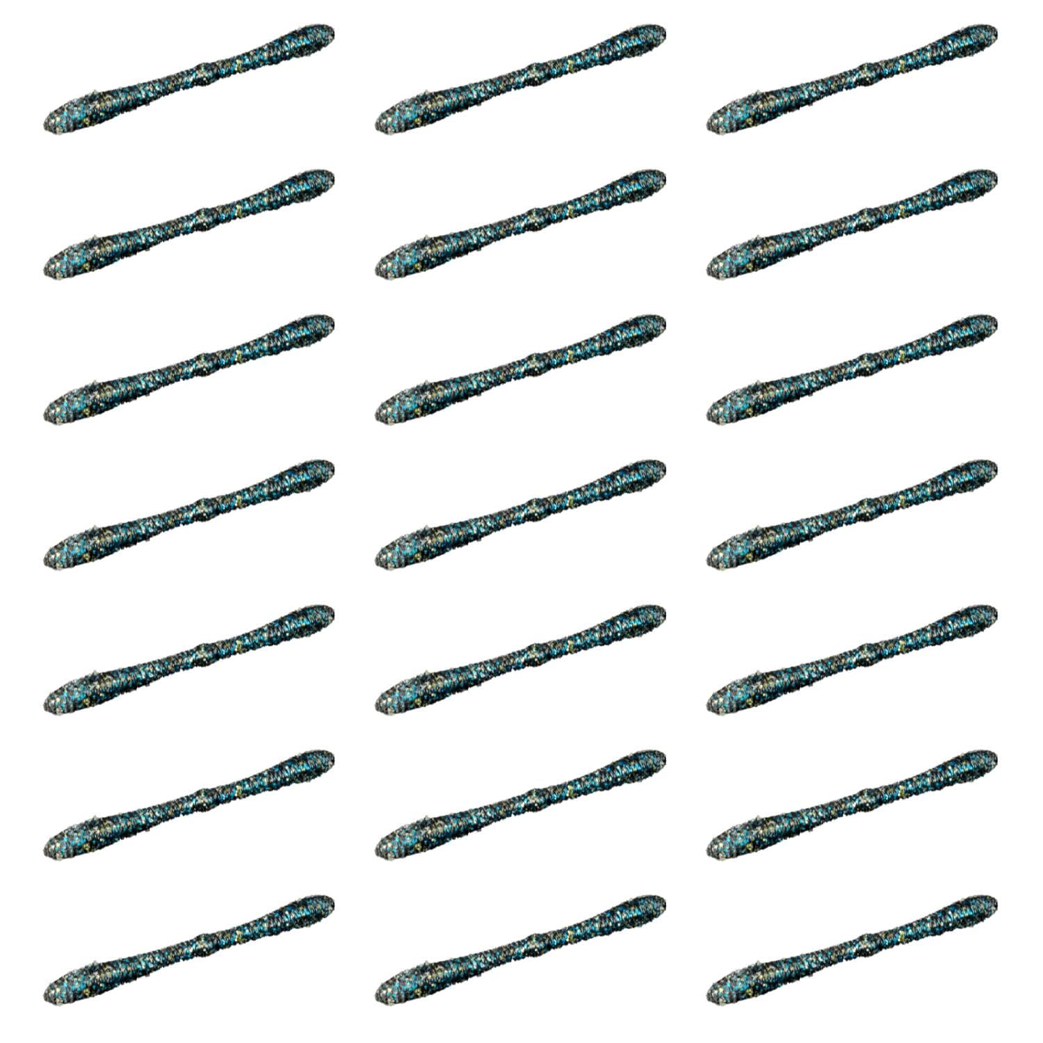 Lunker City Spanky Worm 5in bluegill 76 pack shows bold color for bass fishing