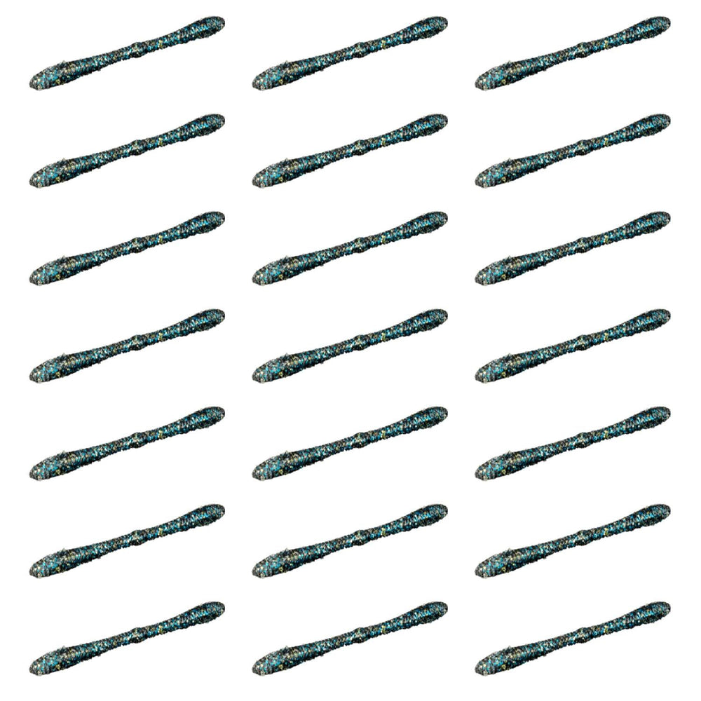 Lunker City Spanky Worm 5in bluegill 76 pack shows bold color for bass fishing