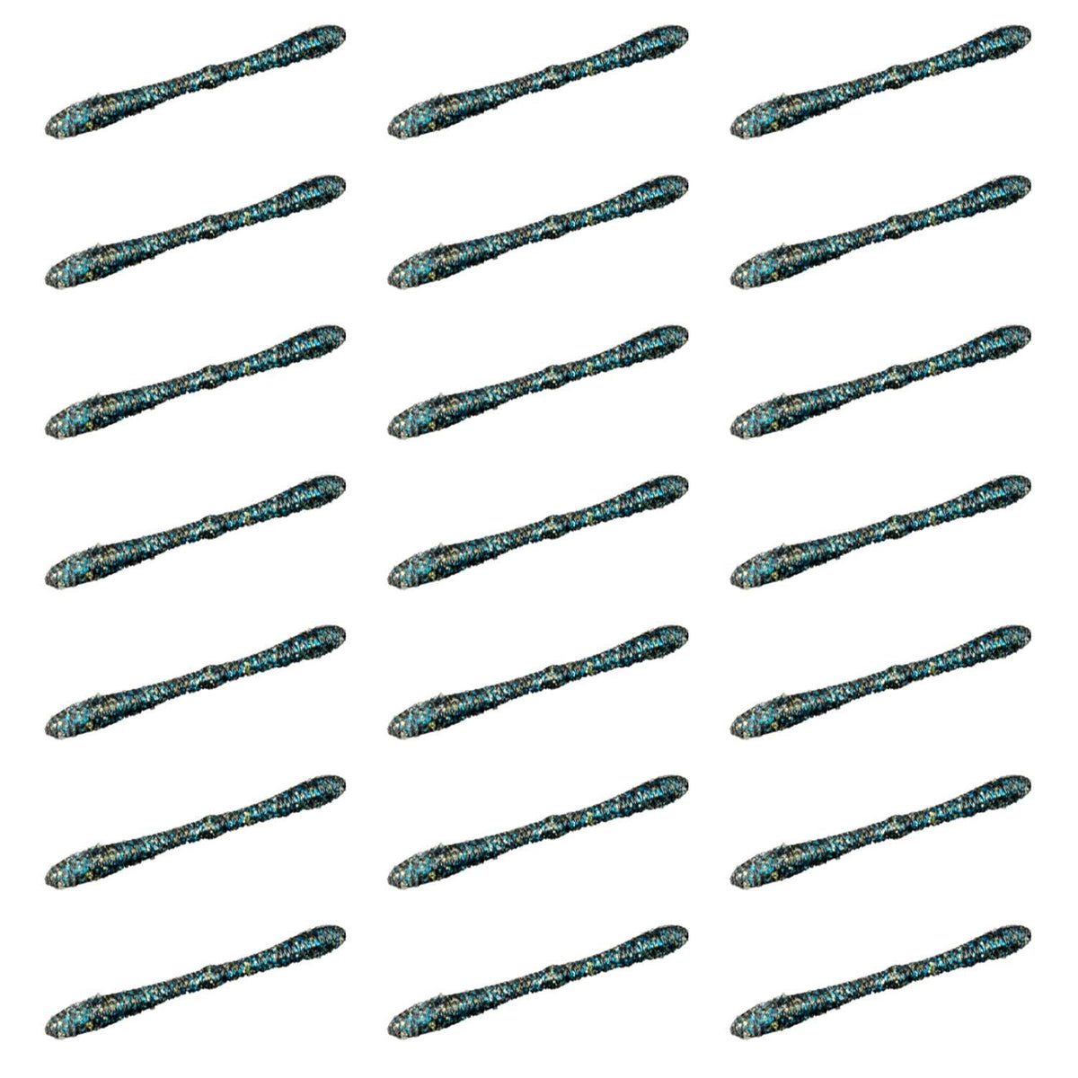 Lunker City Spanky Worm 5in bluegill 76 pack shows bold color for bass fishing