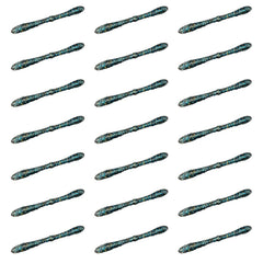 Lunker City Spanky Worm 5in bluegill 76 pack shows bold color for bass fishing