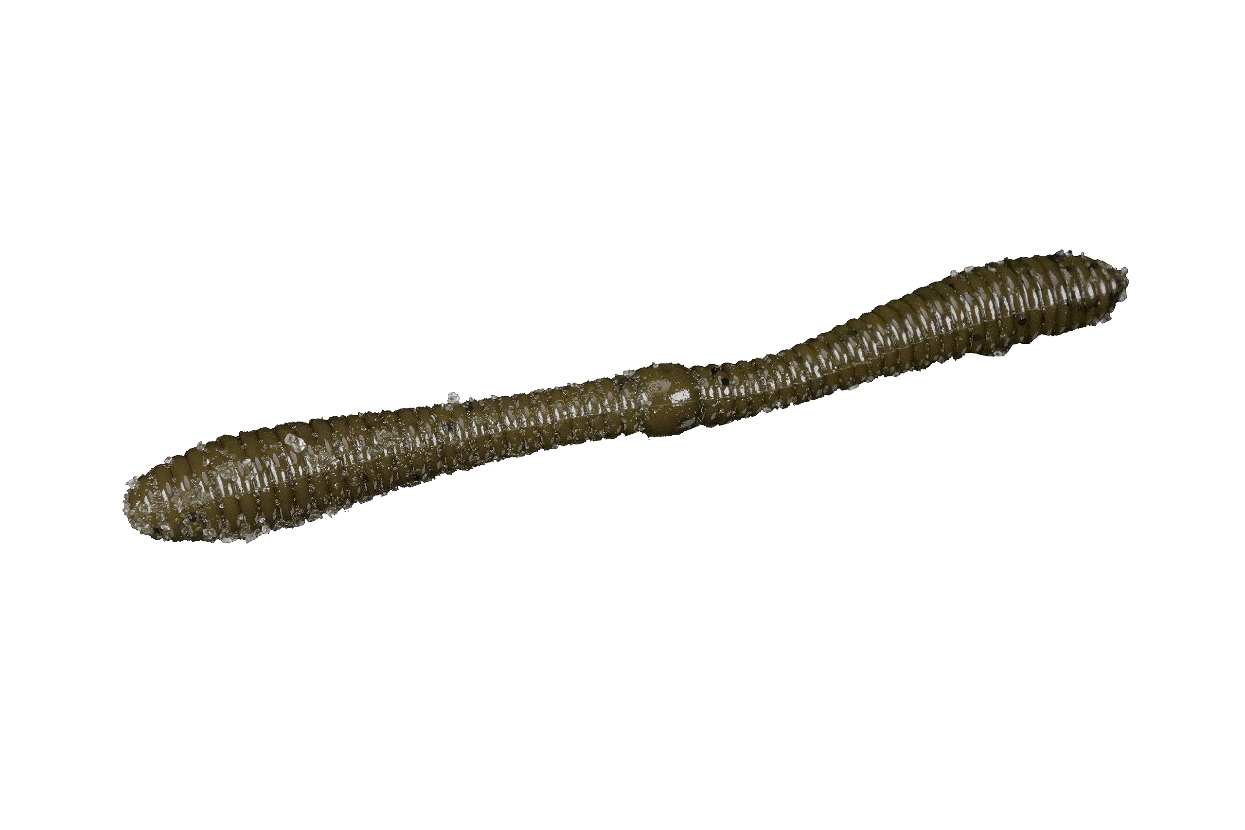 Lunker City Spanky Worm 5" salted soft plastic ready for bites and casts.