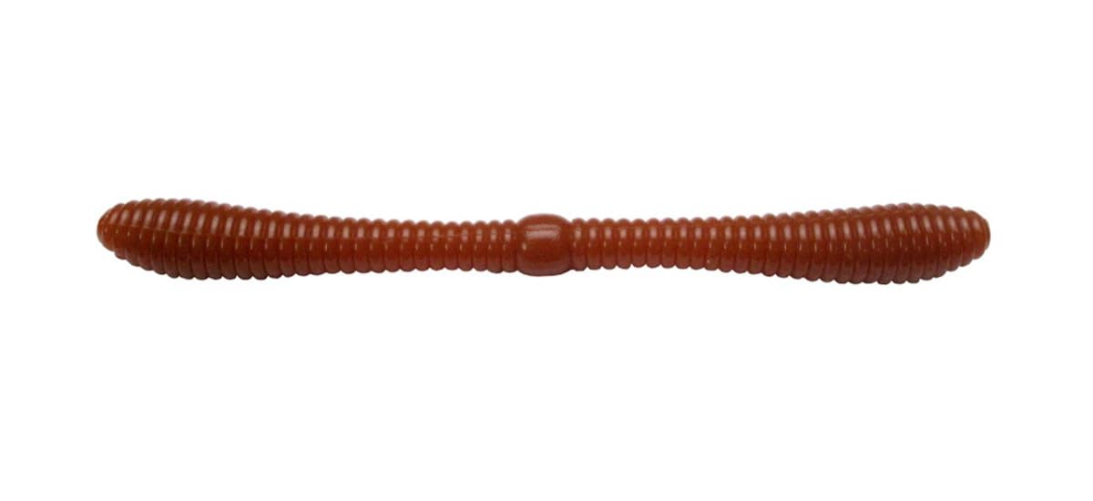 Lunker City Spanky Worm ends flex to simulate struggling bait during wacky rig fishing.