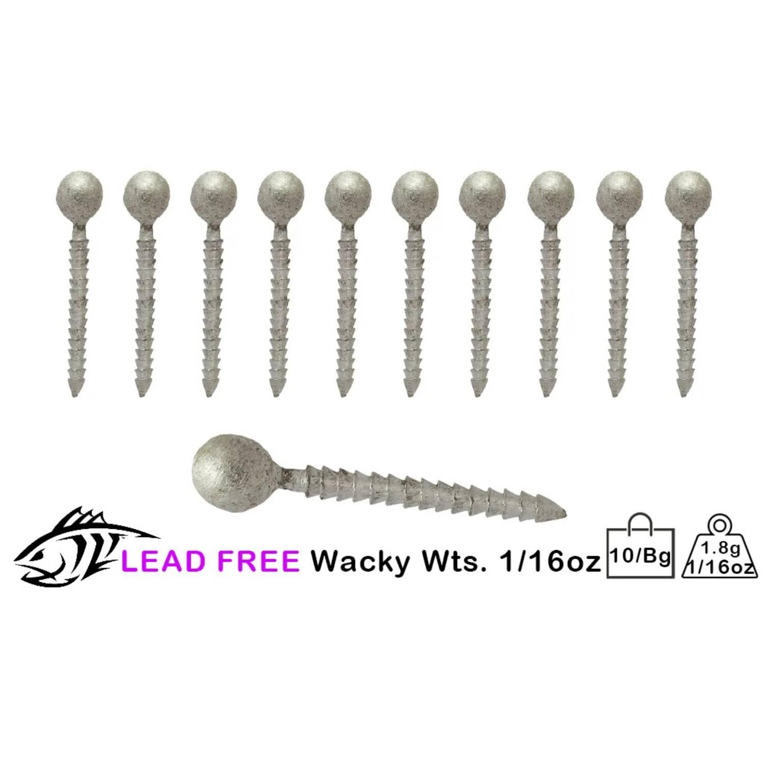 LunkerGrip cones secure a soft plastic lure with the Wacky Neko weight.