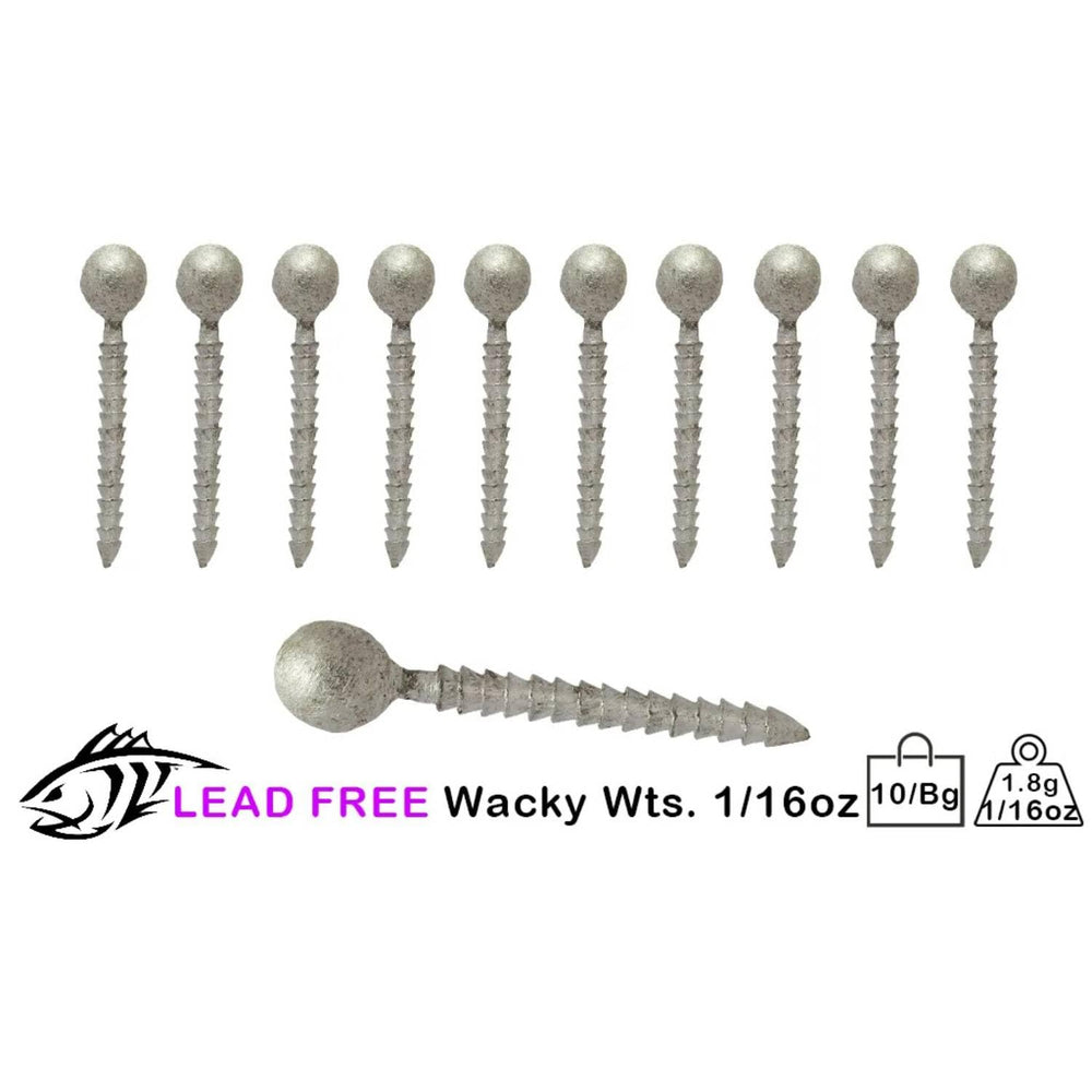 LunkerGrip cones secure a soft plastic lure with the Wacky Neko weight.