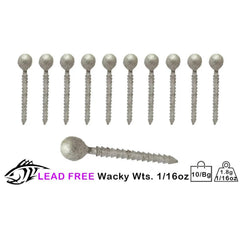LunkerGrip cones secure a soft plastic lure with the Wacky Neko weight.