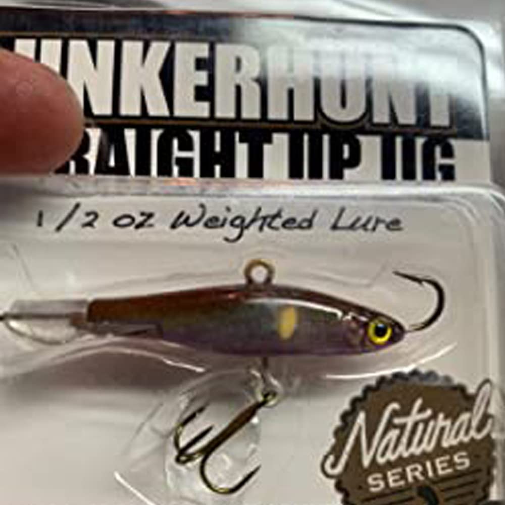 LUNKERHUNT ice jig beneficial for bass, crappie, panfish, and walleye catches.