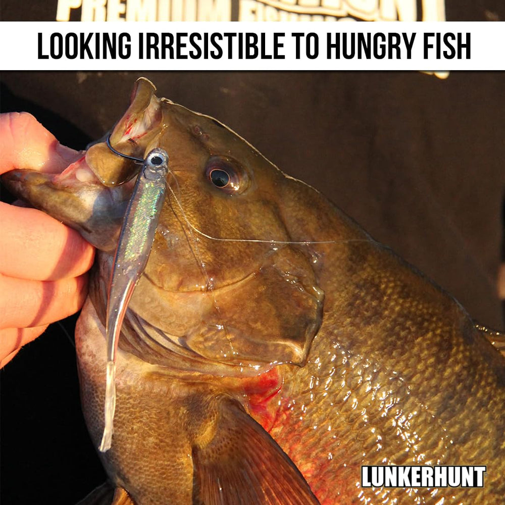 Lunkerhunt Bento soft body detail ideal for bass and trout fishing