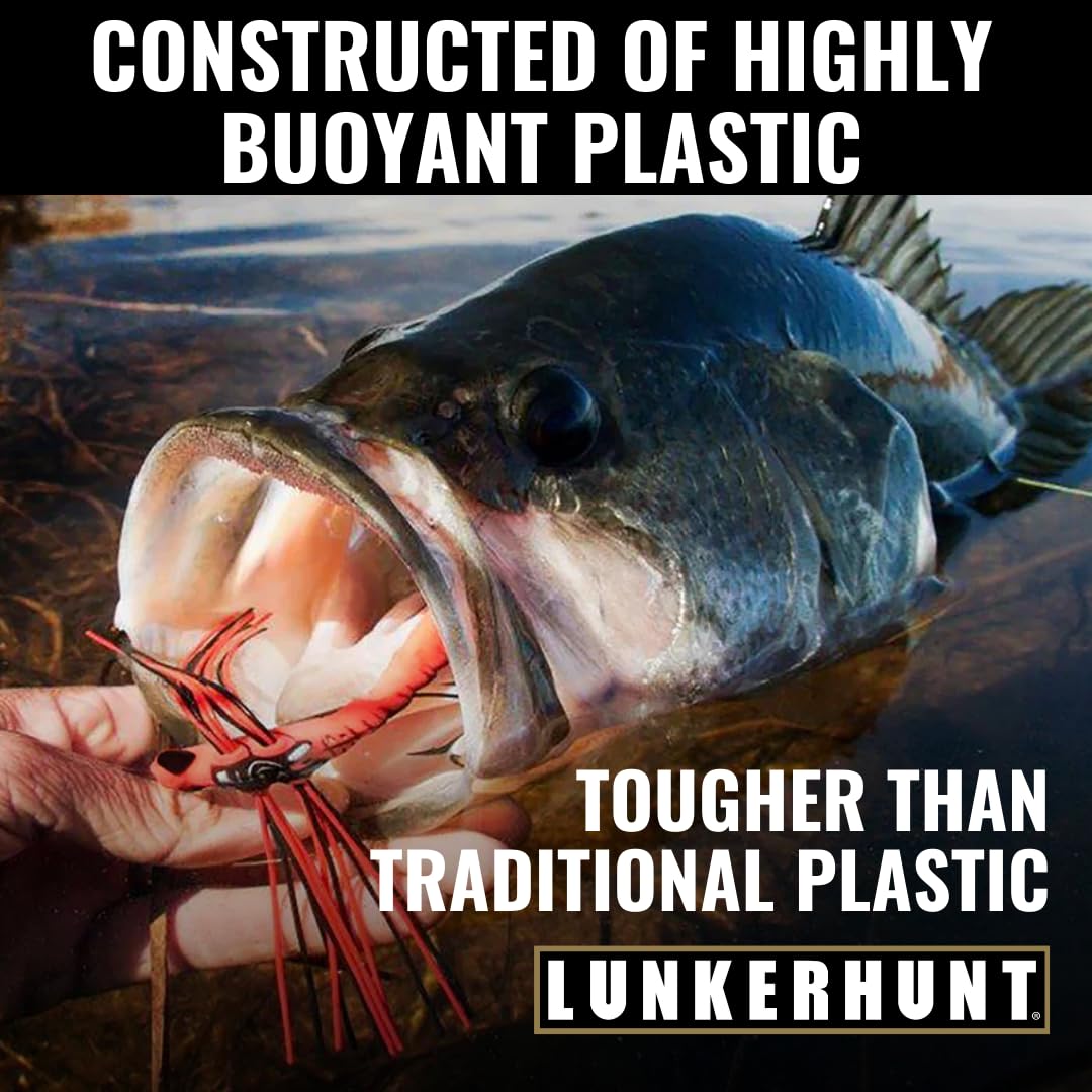 Lunkerhunt Dragonfly includes a 4/0 EWG hook for secure hookups