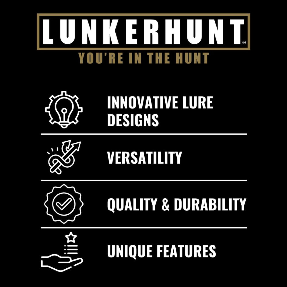 Lunkerhunt Dragonfly Lure features ultra-durable construction for tough conditions.