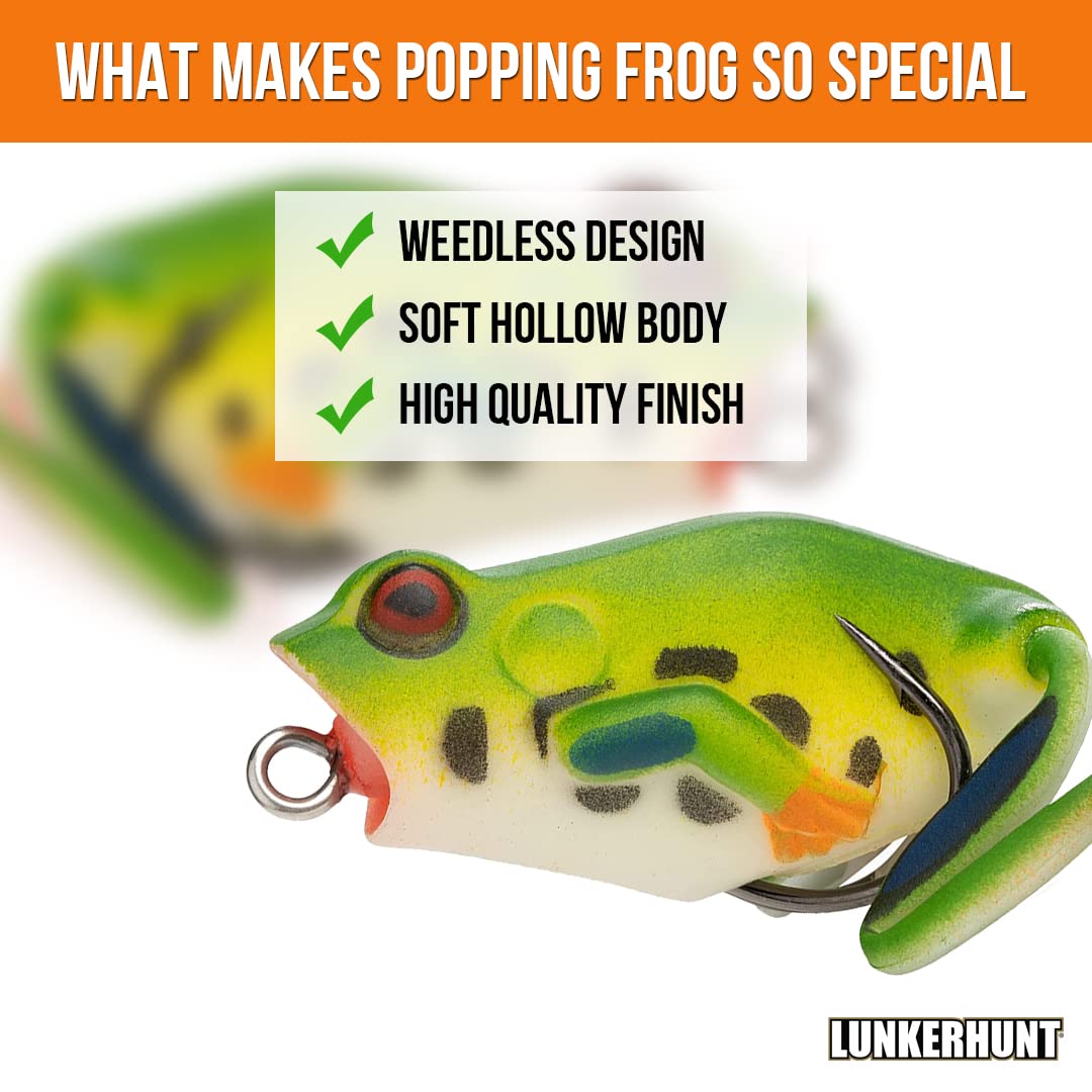 Lunkerhunt hollow soft body responds to light pressure.
