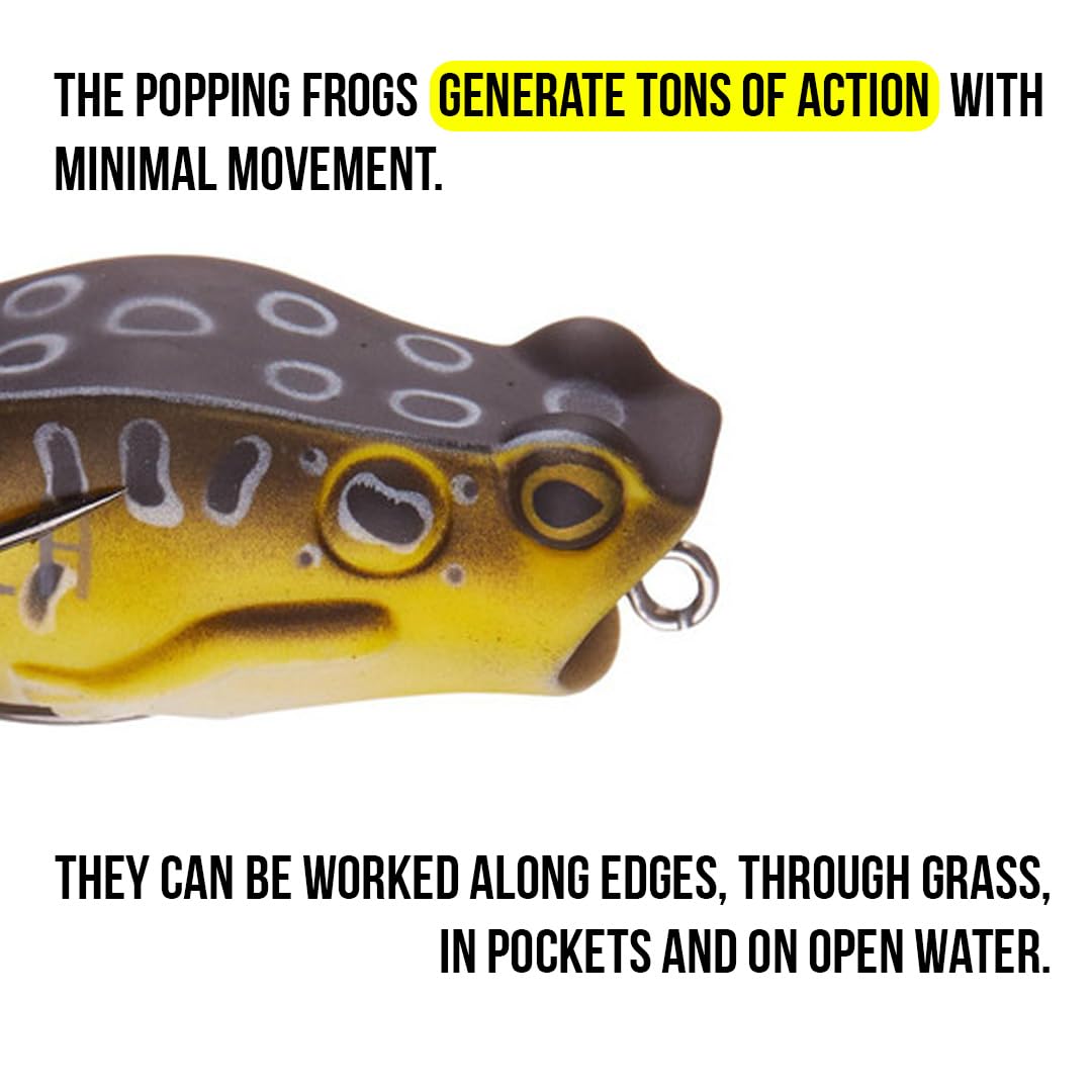 Lunkerhunt frog lure demonstrates real frog swimming movement during retrieves.